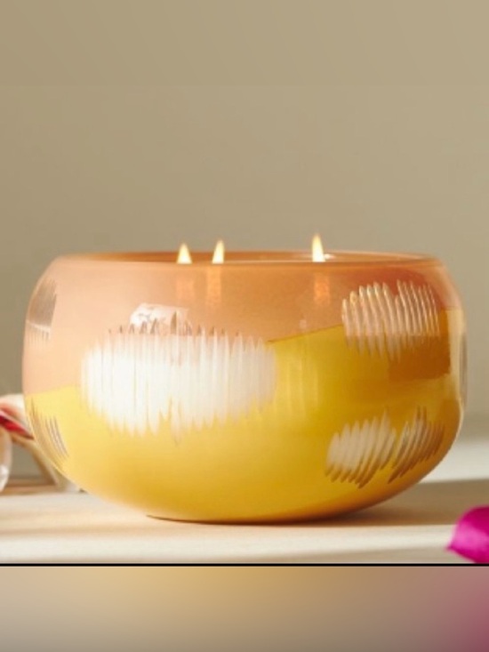 Anthropologie Other - Anthropologie Coco Allred Decorative Glass Candle NWT